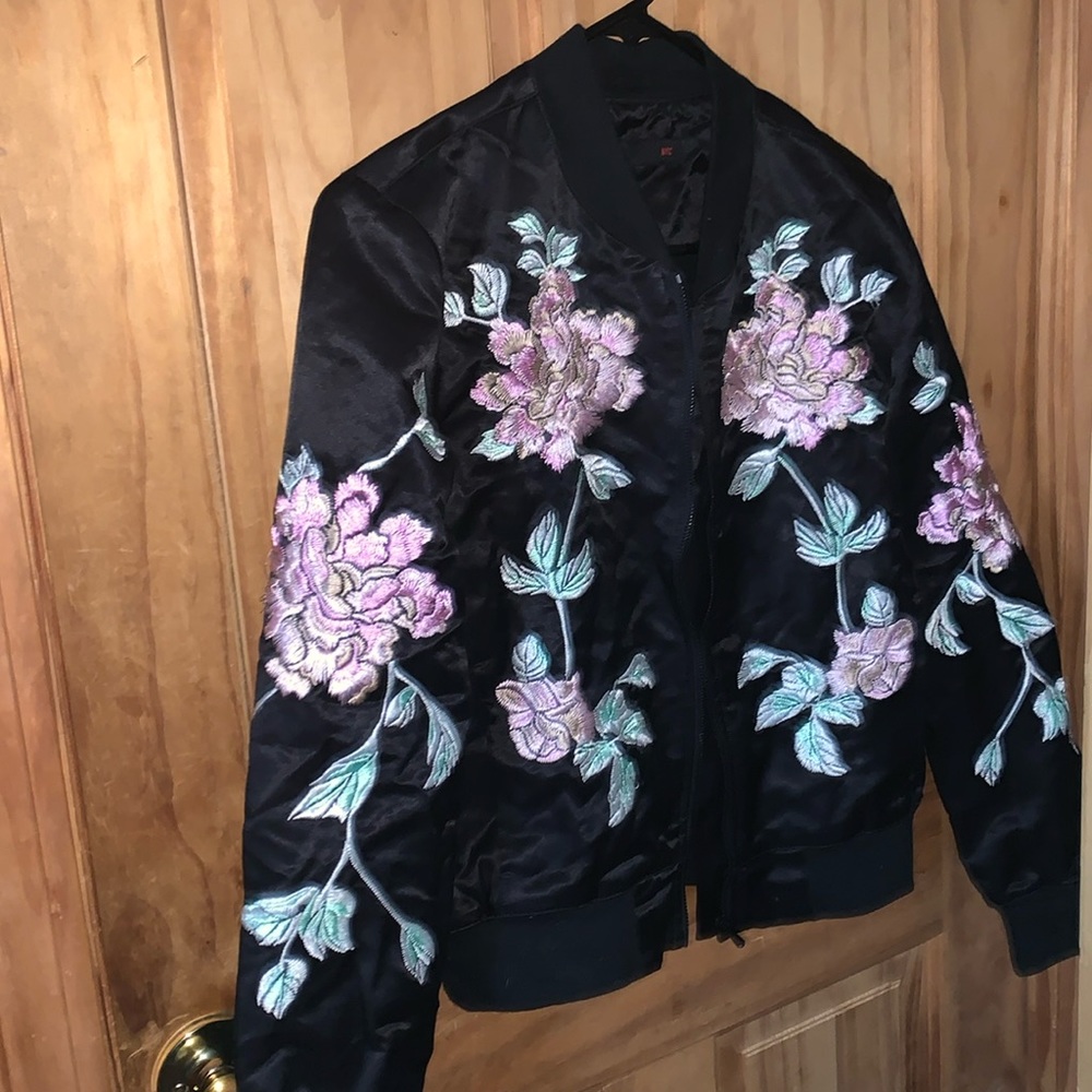 Floral Bomber jacket